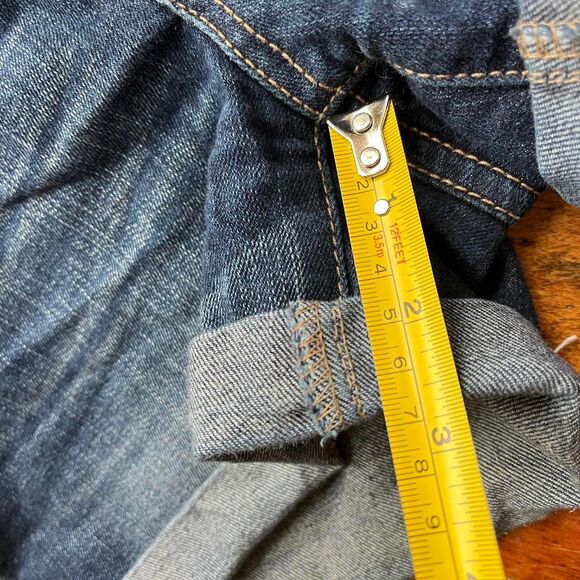 Aeropostale Jean Shorts Y2K Women's 29 Blue and Navy - Picture 7 of 7